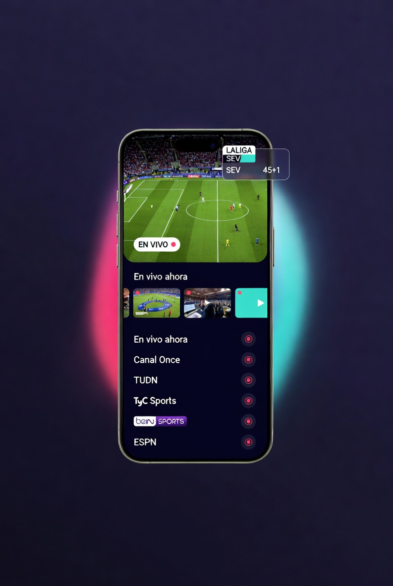 Match de football en direct avec le score et la liste des chaînes de sport